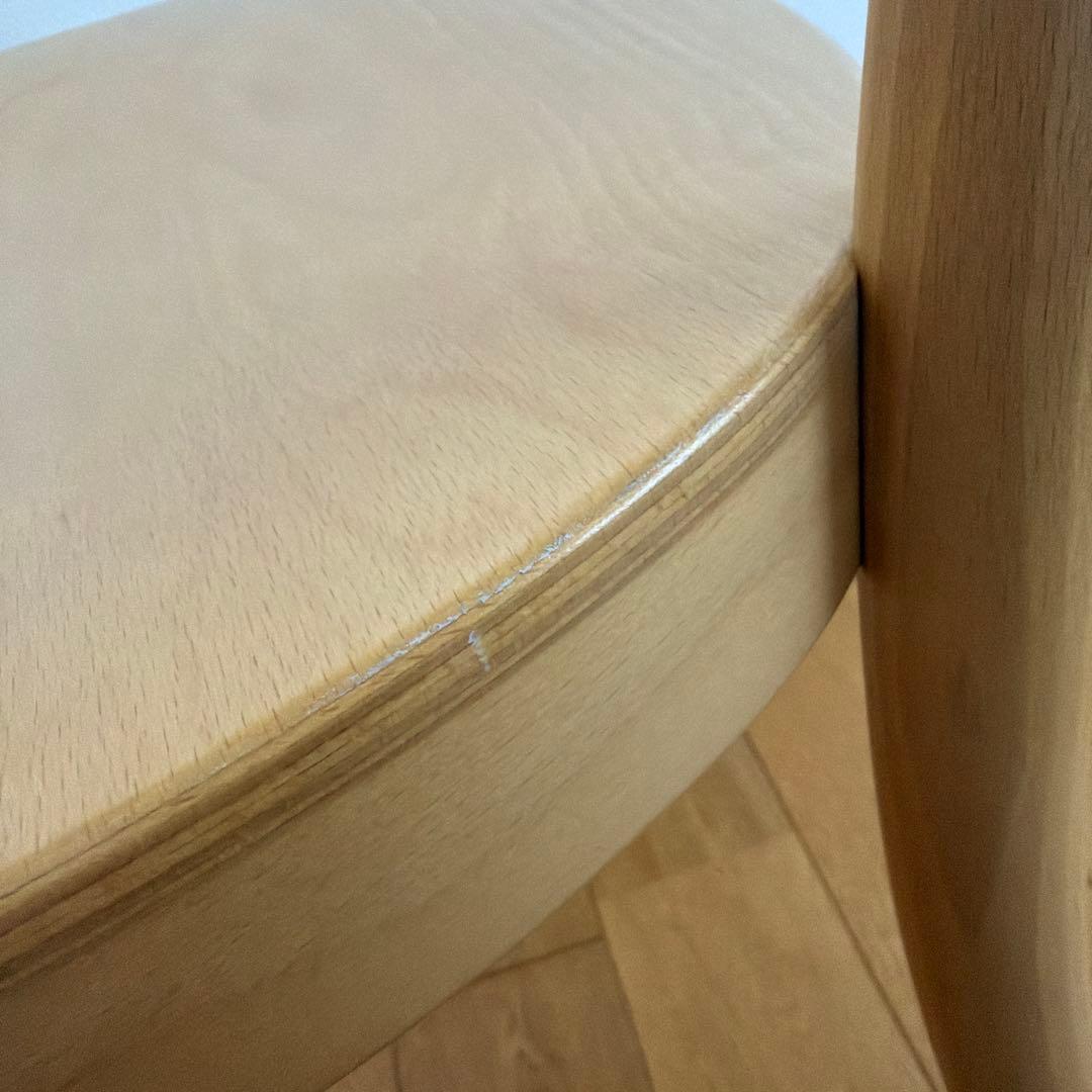無印良品 THONET ブナ材曲げ木チェア・板座／ナチュラル