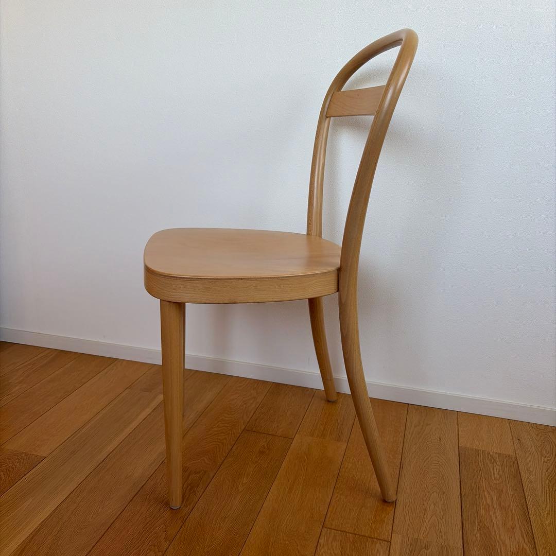 無印良品 THONET ブナ材曲げ木チェア・板座／ナチュラル