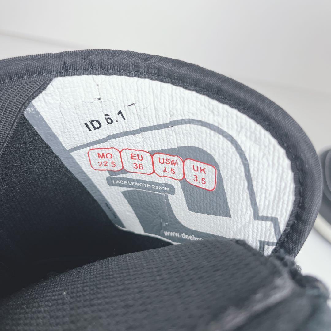 【美品】スノーボードブーツ DEELUXE id 6.1 22.5cm