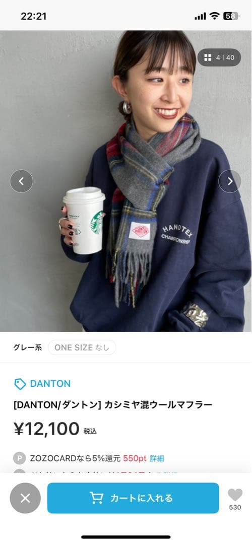 ダントン　マフラー