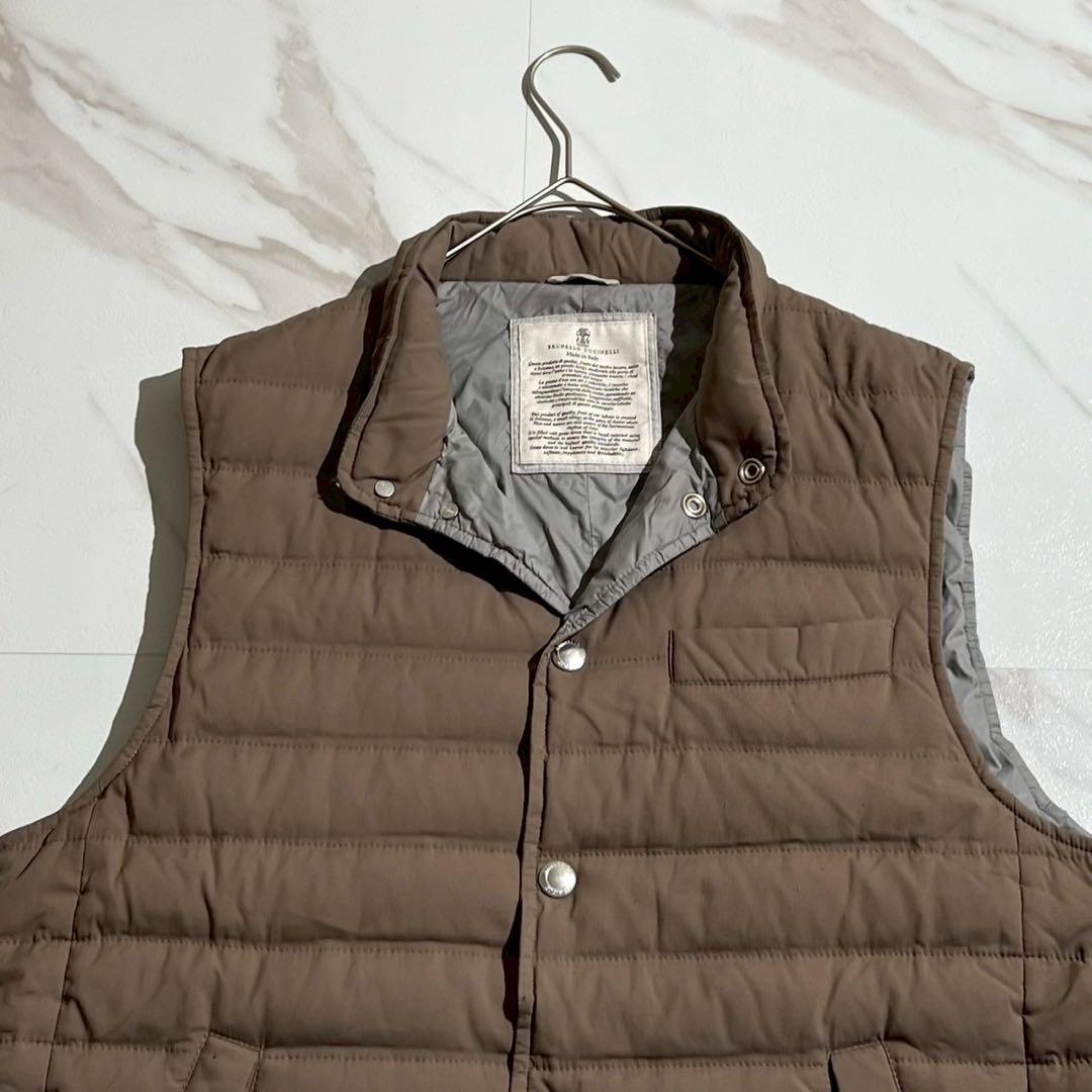 XLサイズ　ブルネロクチネリ　ダウンベスト　ライトダウン　キルティング