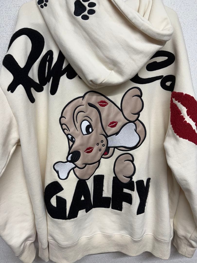 GALFY × Rapid&Co ホワイトパーカー