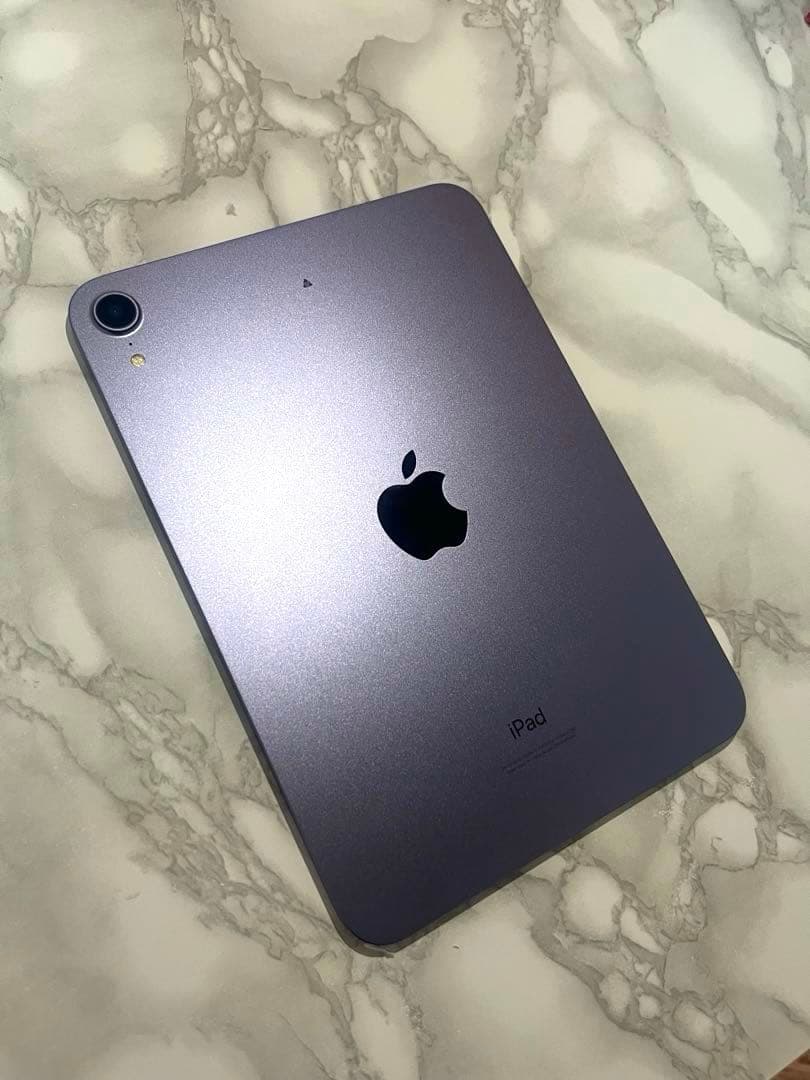 Apple iPad mini第6世代 パープル うんち印字付き