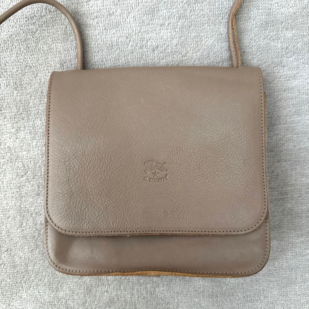 イルビゾンテ　ショルダーバッグ　グレー