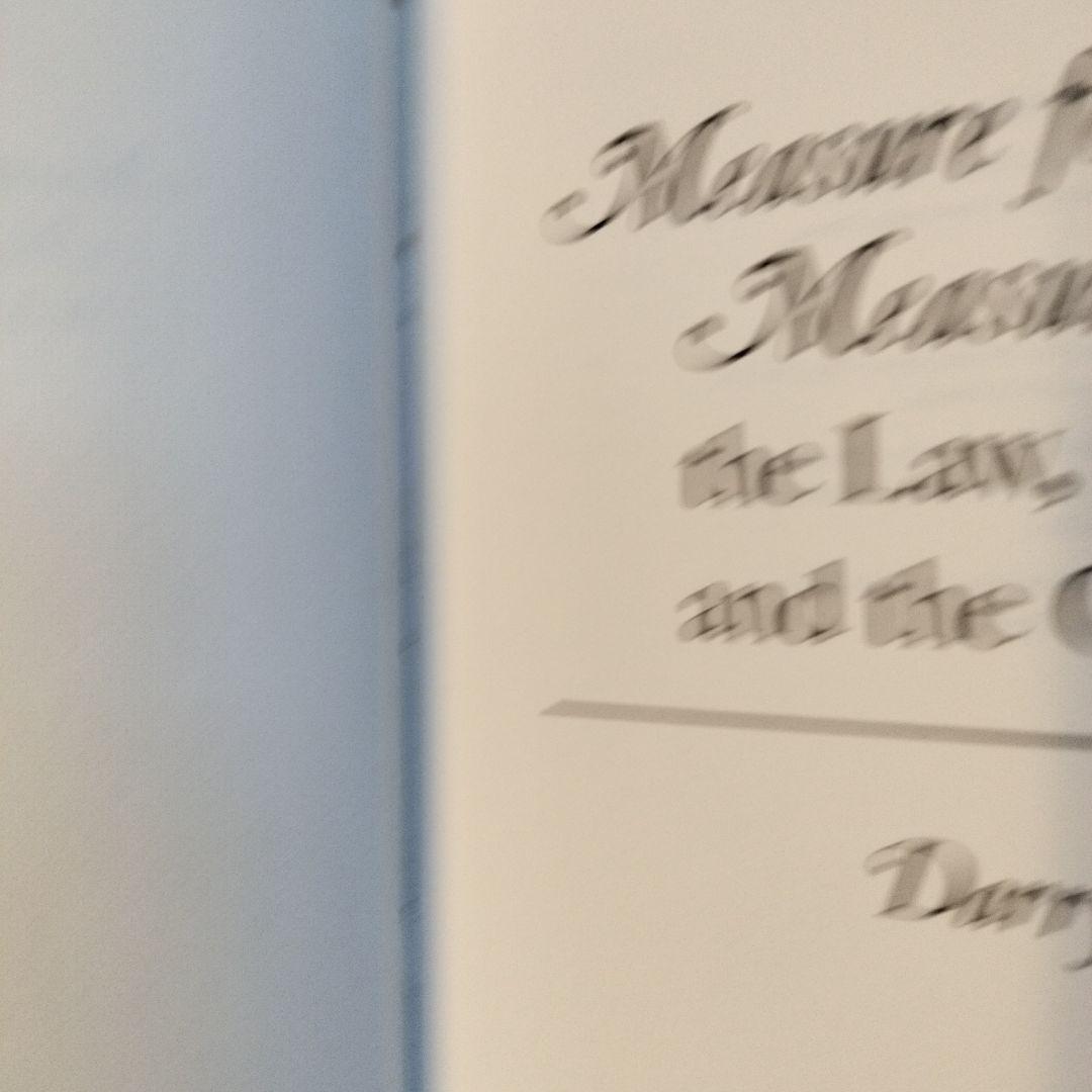 洋書 Measure for Measure