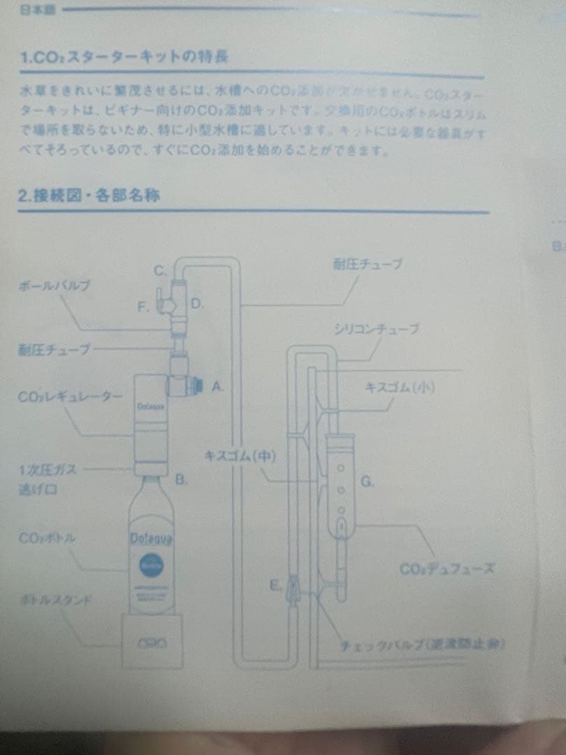 ADA CO2スターターキット　CO2システム