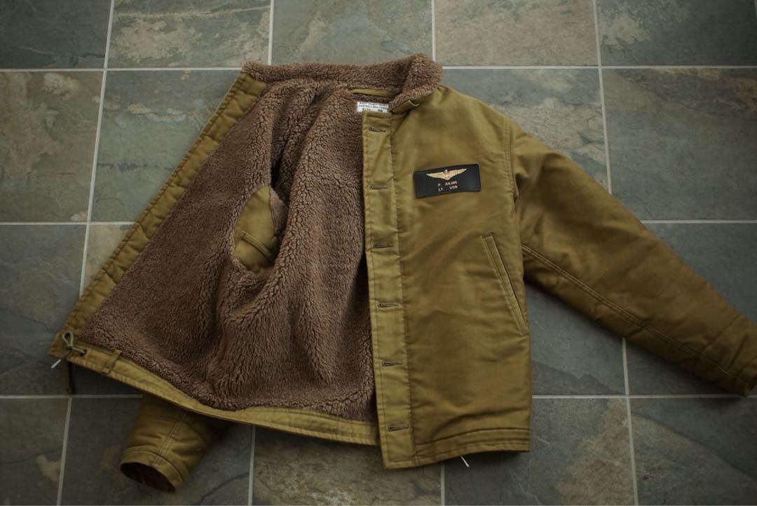 TOYS McCOY ロードランナー レザーパッチ N-1 デッキジャケット