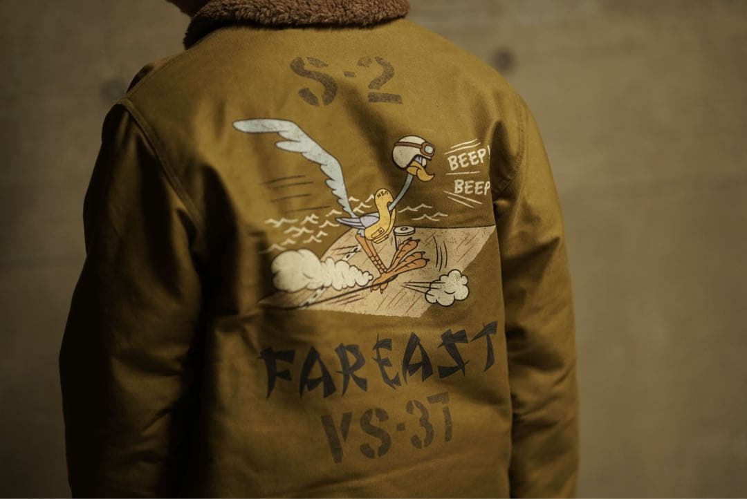 TOYS McCOY ロードランナー レザーパッチ N-1 デッキジャケット