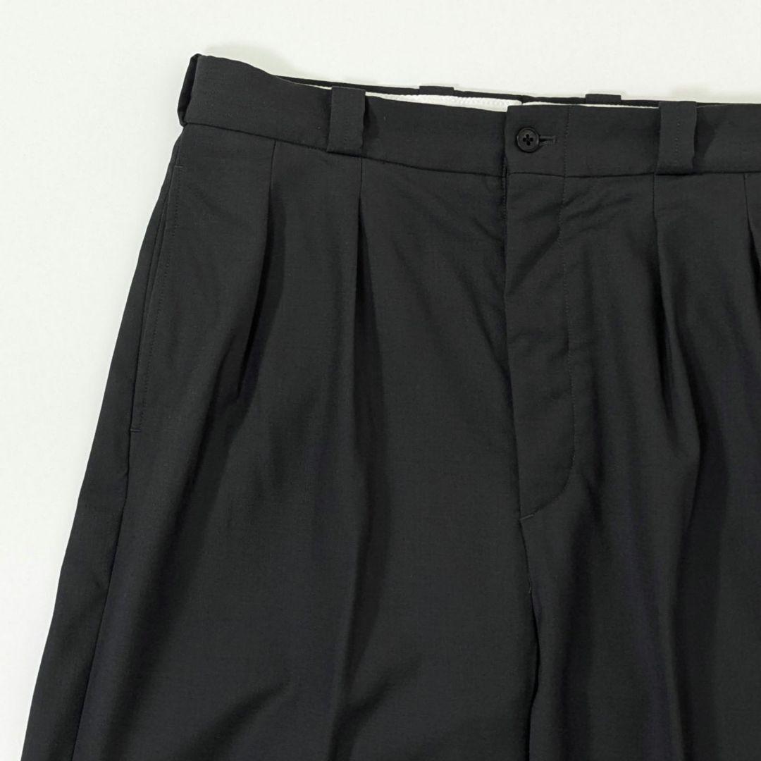 超高級★極美品◎スティーブンアラン　ワイドスラックス　ウール　グレー　М