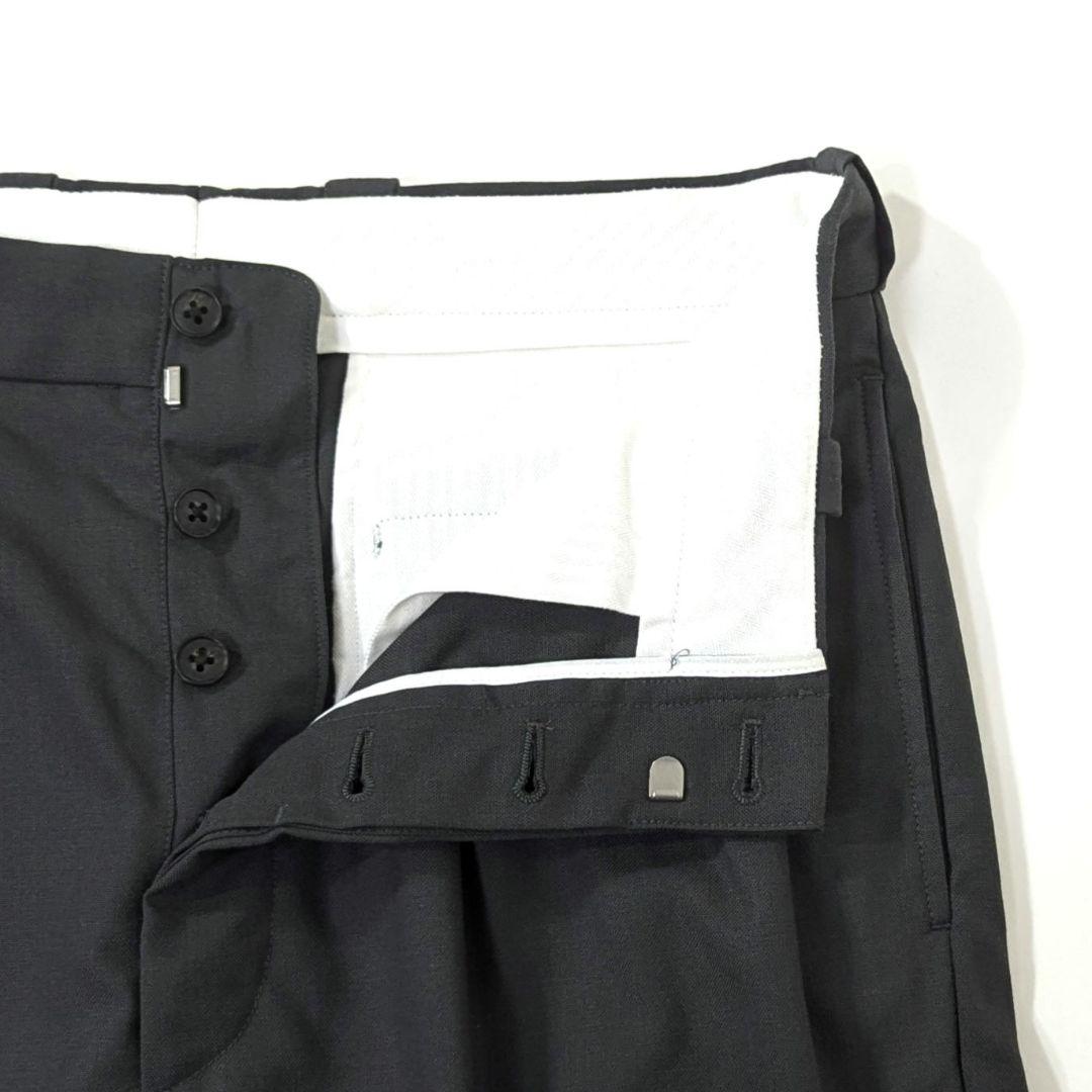 超高級★極美品◎スティーブンアラン　ワイドスラックス　ウール　グレー　М