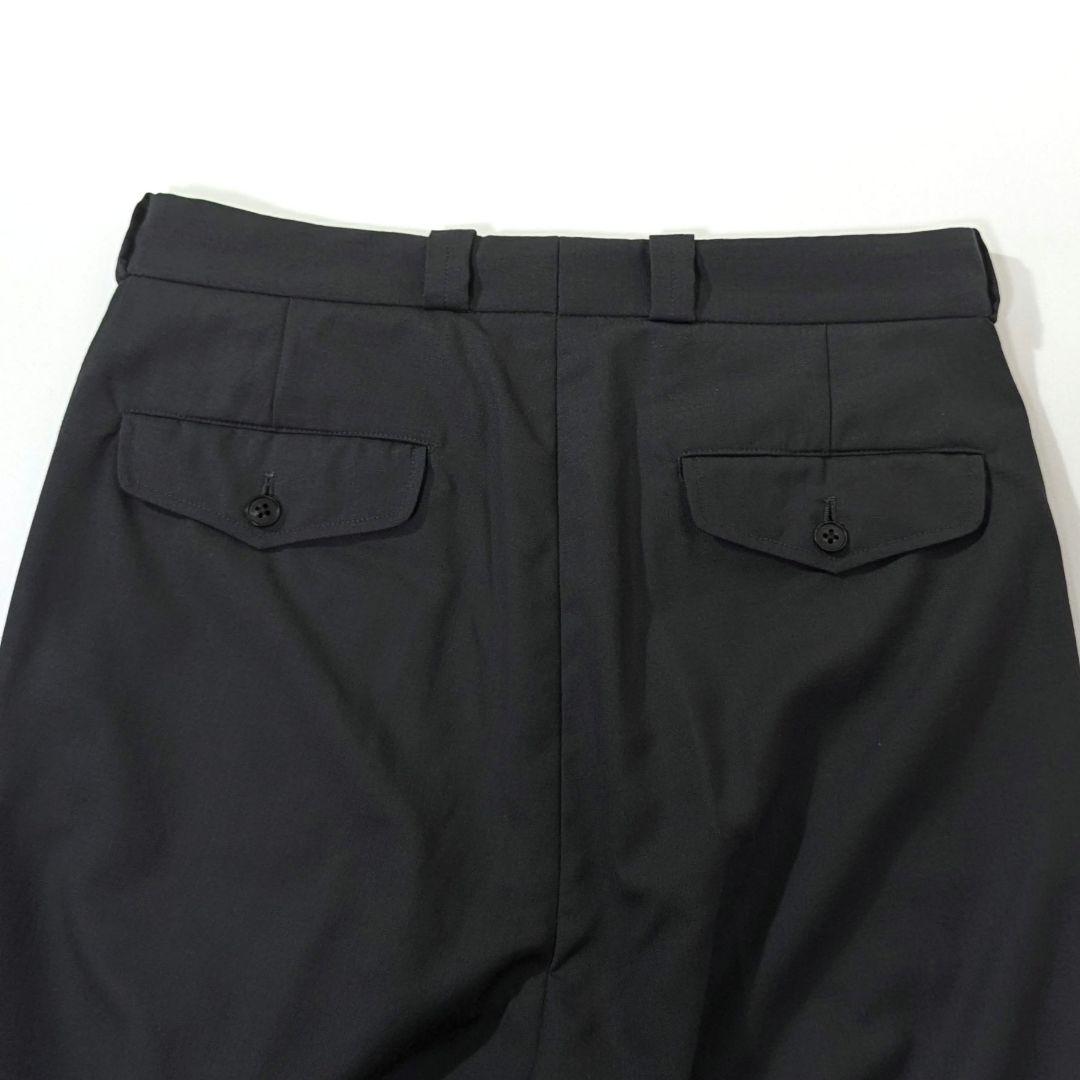 超高級★極美品◎スティーブンアラン　ワイドスラックス　ウール　グレー　М