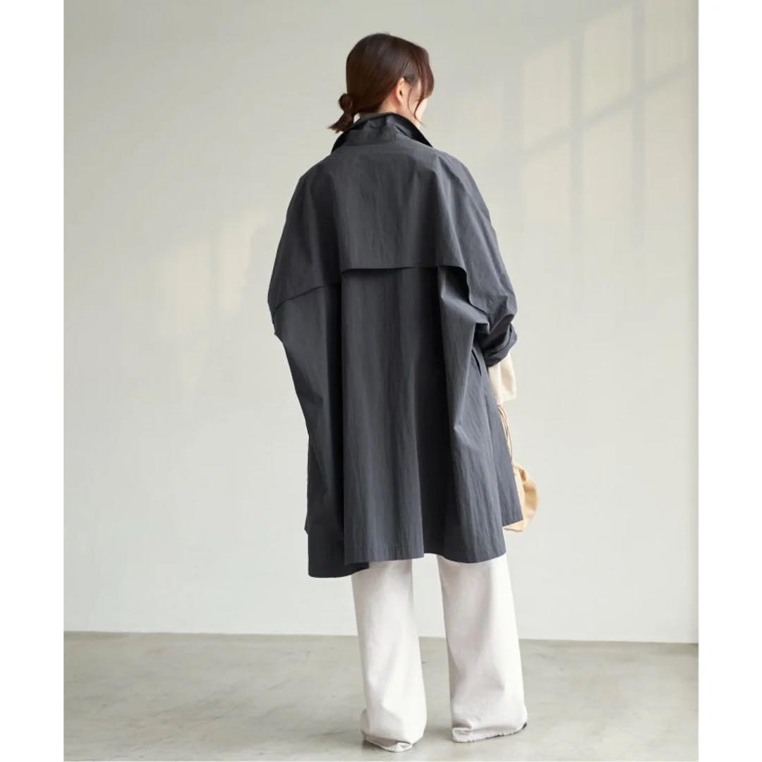 2025SS♡美品♡プラージュ テントコート ナイロン コート ネイビー 38