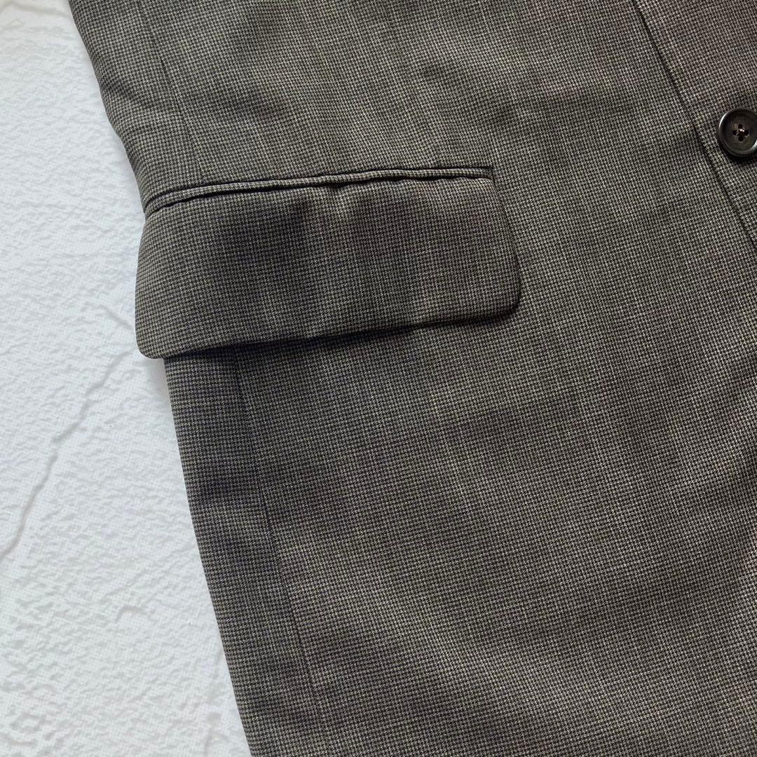 【極美品】ダーバン スーツ 日本製 ウール ツータック A5 ブラウン