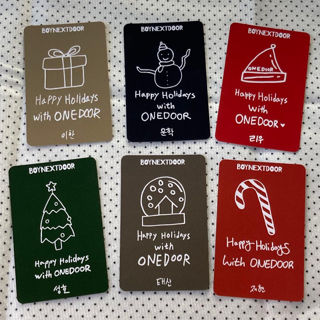 BOYNEXTDOOR HOW ボネクド 公開放送 サノク トレカ全員6枚