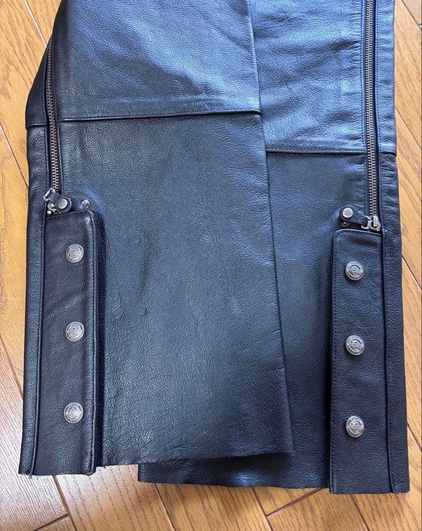 タカさん専用　HARLEY-DAVIDSON レザー チャップス ブラック