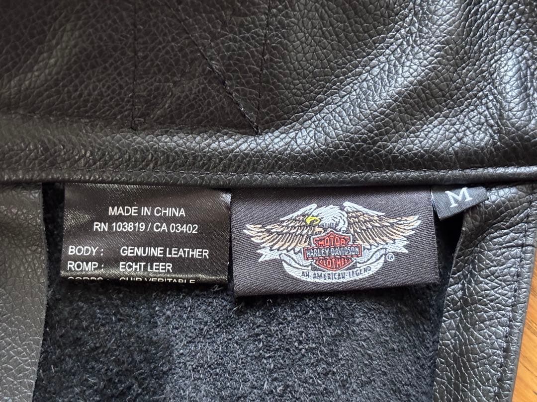 タカさん専用　HARLEY-DAVIDSON レザー チャップス ブラック