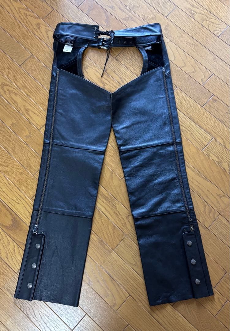 タカさん専用　HARLEY-DAVIDSON レザー チャップス ブラック