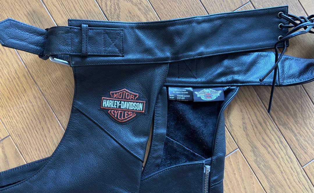 タカさん専用　HARLEY-DAVIDSON レザー チャップス ブラック
