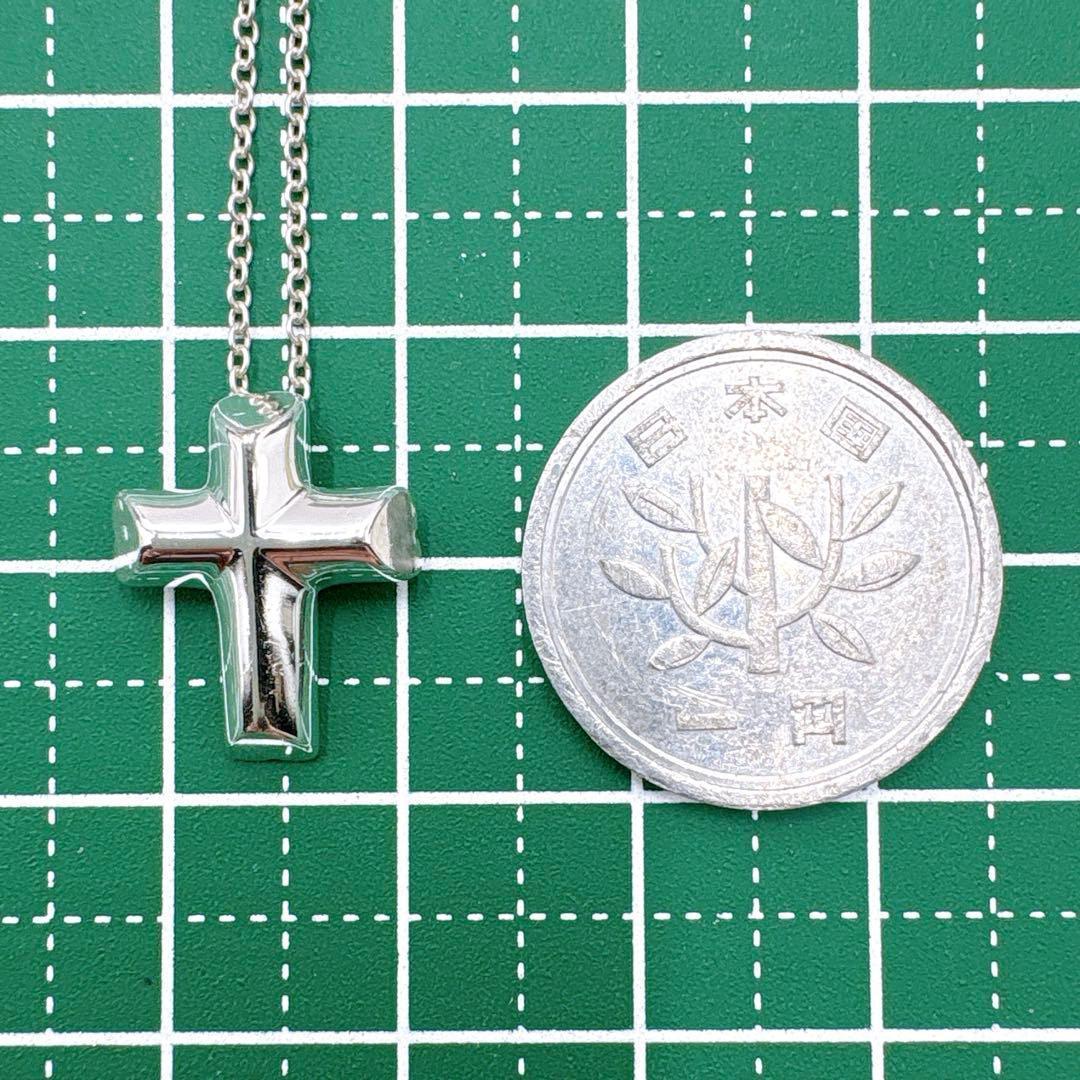 美品 オールドティファニー テンダネスハート クロス ネックレス シルバー925