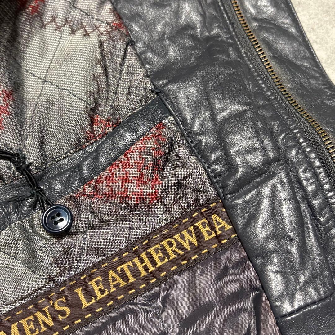 archive フライトジャケット　A2 羊革 SUB URBAN グレー　LL