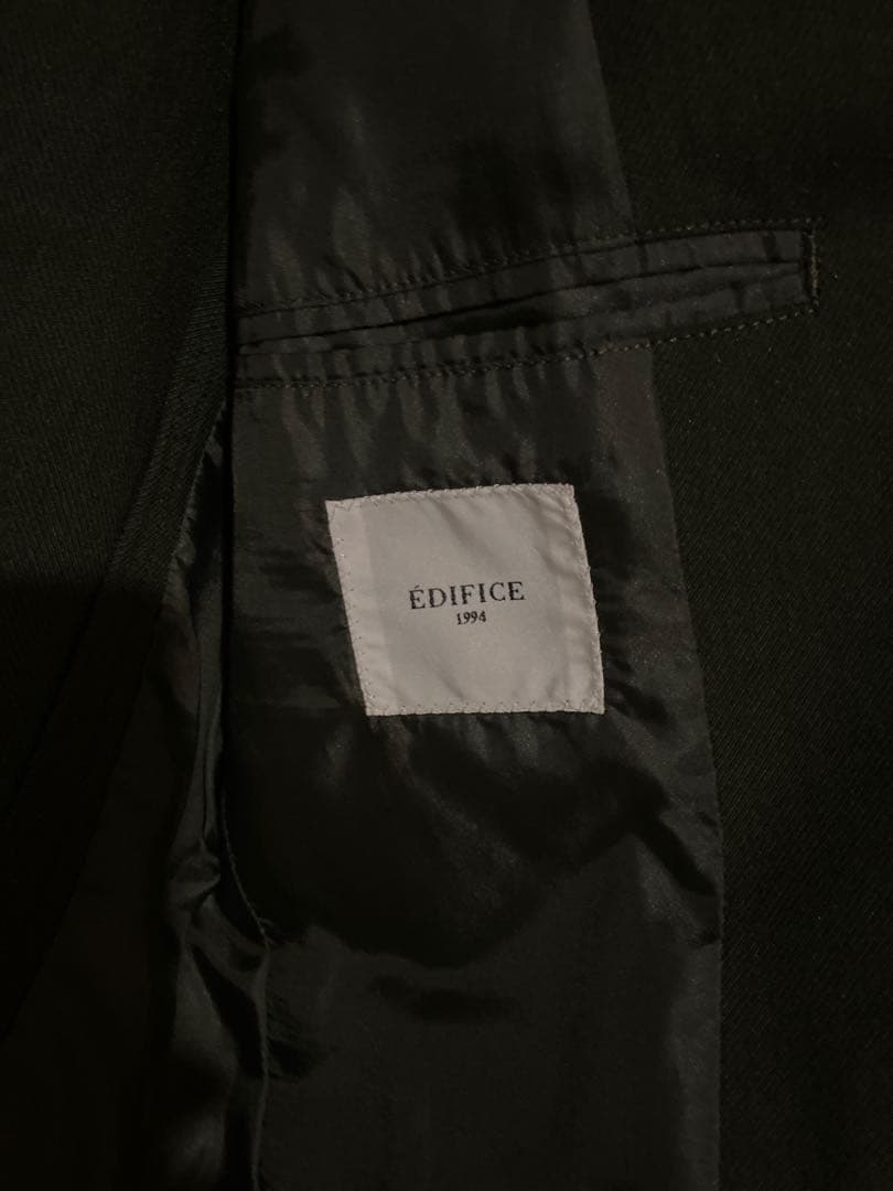 【ゲンキくん専用】ÉDIFICE オリーブグリーン スーツ　セットアップ　XL