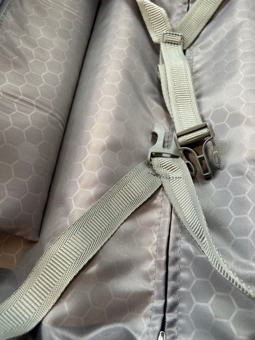 新品未使用アルベロベロアートプリント 中型キャリーケース軽量４輪雨雪保護カバー付