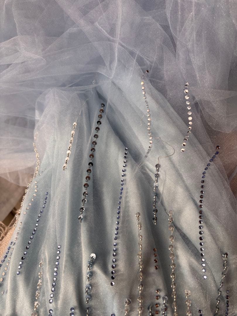 JEAN MACLEAN 水色 マーメイドドレス