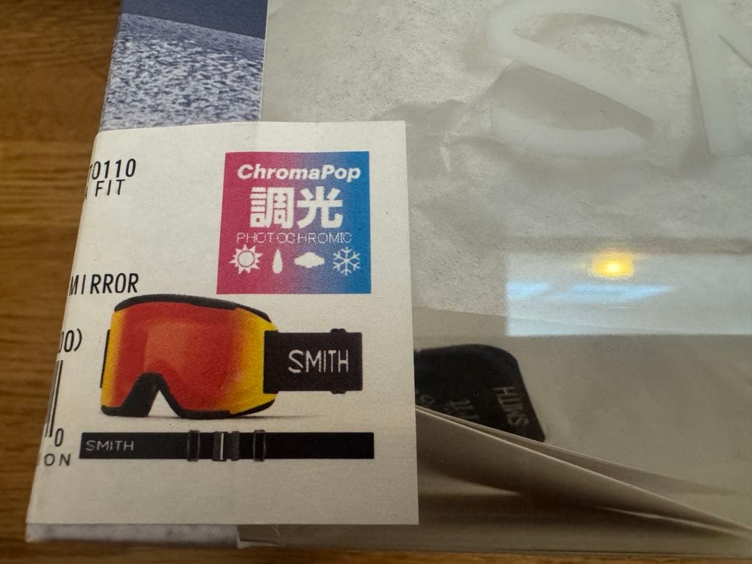 SMITH スミス Squadスノーボード ゴーグル　調光レンズ