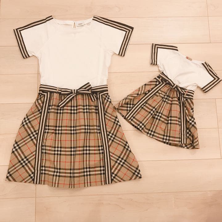 現行タグ　Burberry キッズ　ワンピース　14Y 大人でも可能