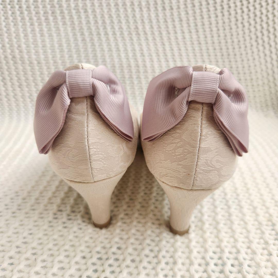 【3点セット】ミントグリーン レース パーティードレス バッグ パンプス