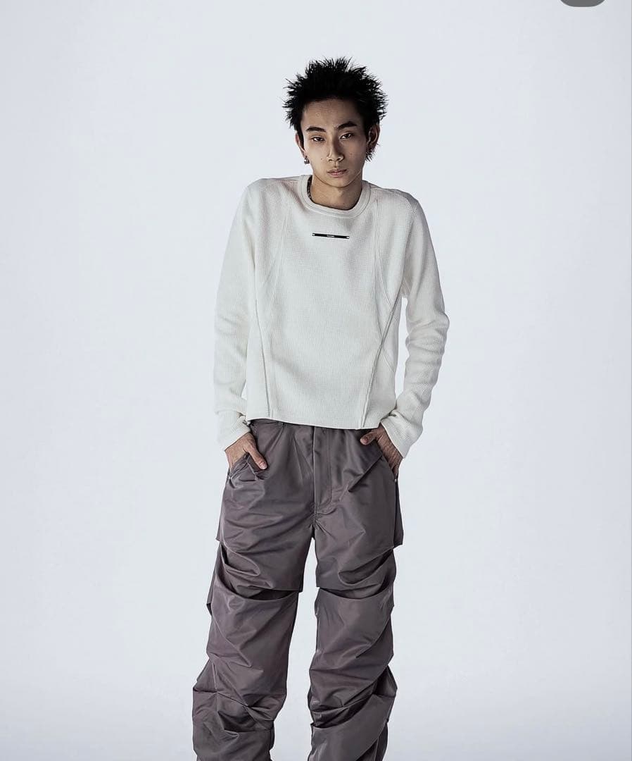 Jent Louis ジェントルイスサーマルジップロングスリーブTシャツ　ロンT