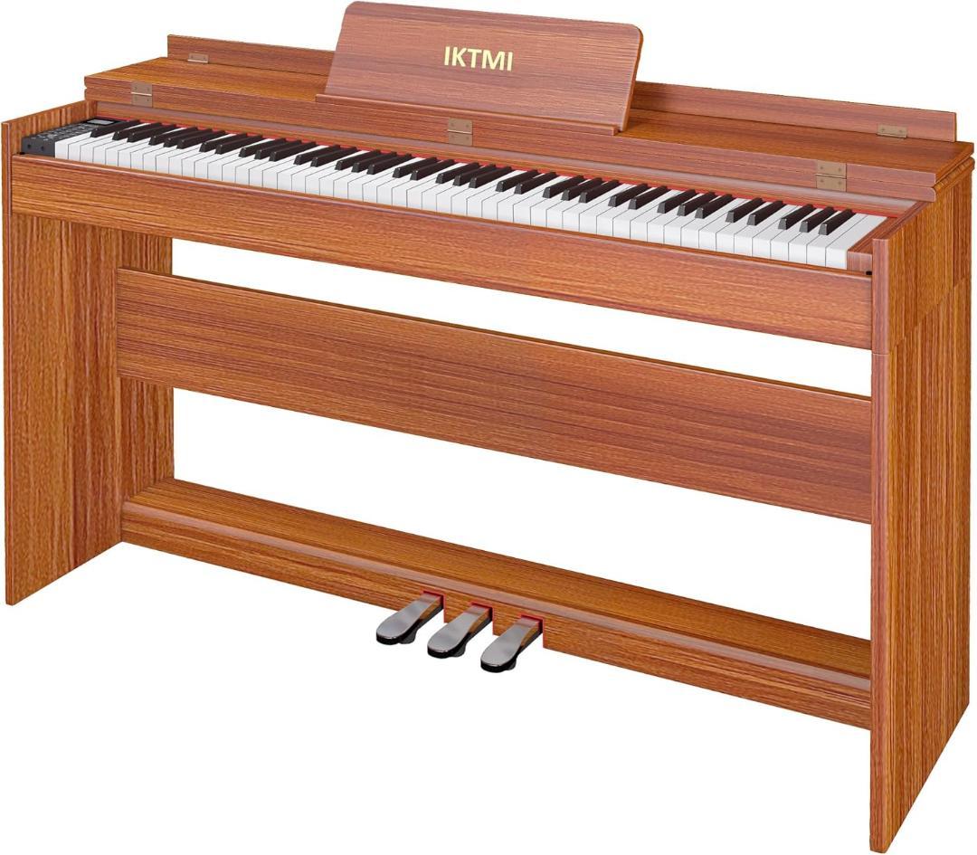 木製電子ピアノ✨88鍵盤✨ハンマーアクション✨88鍵盤✨ペダル付き