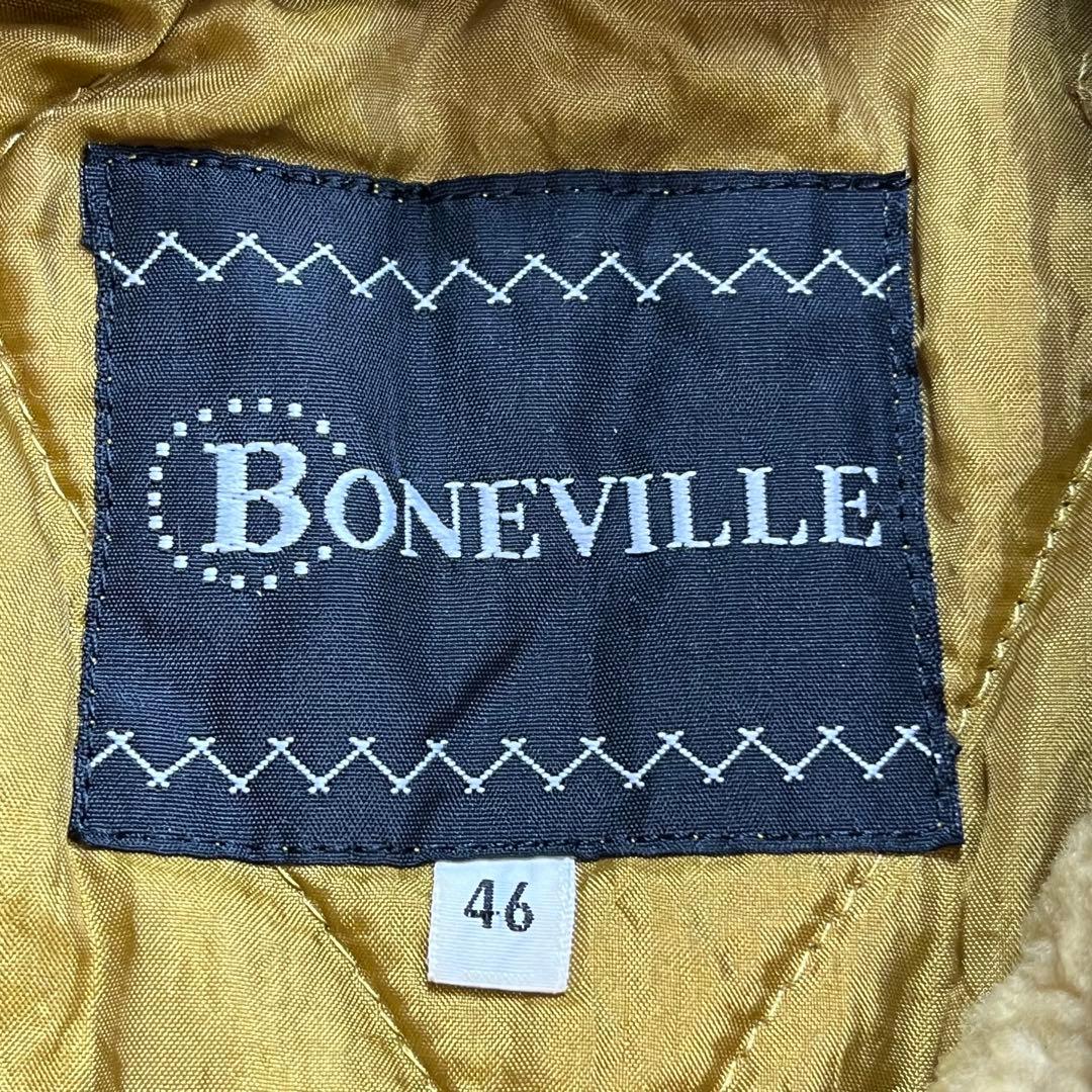 80s BONEVILLE Navy Arcti フライト ジャケット ウール