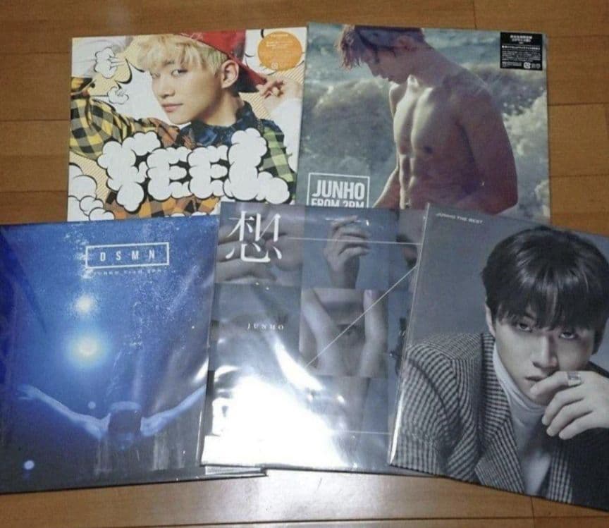 2PMジュノLPサイズジャケット「ファンクラブ完全生産限定盤」５枚セット