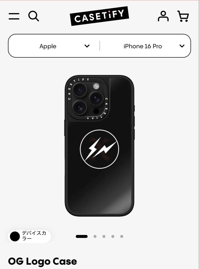 iPhoneアクセサリー CASETiFY GOD SELECTION XXX fragment