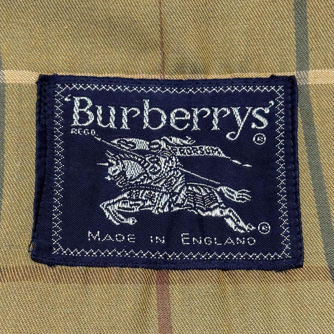 一枚袖 英国製 ヴィンテージ BURBERRY ステンカラーコート バーバリー