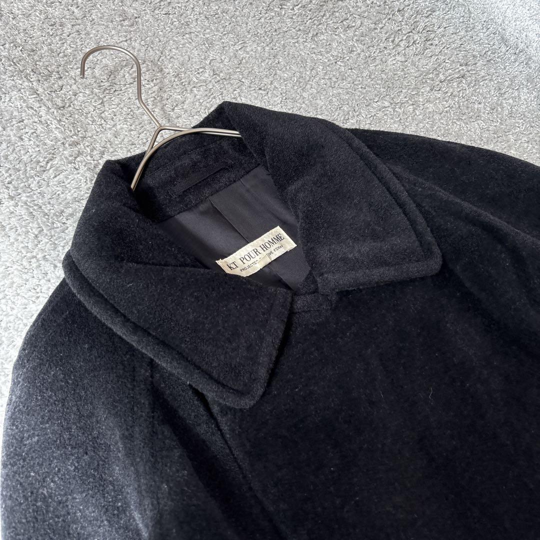 K.T POUR HOMME ダブルブレストコート　アンゴラ　羊毛　ヴィンテージ