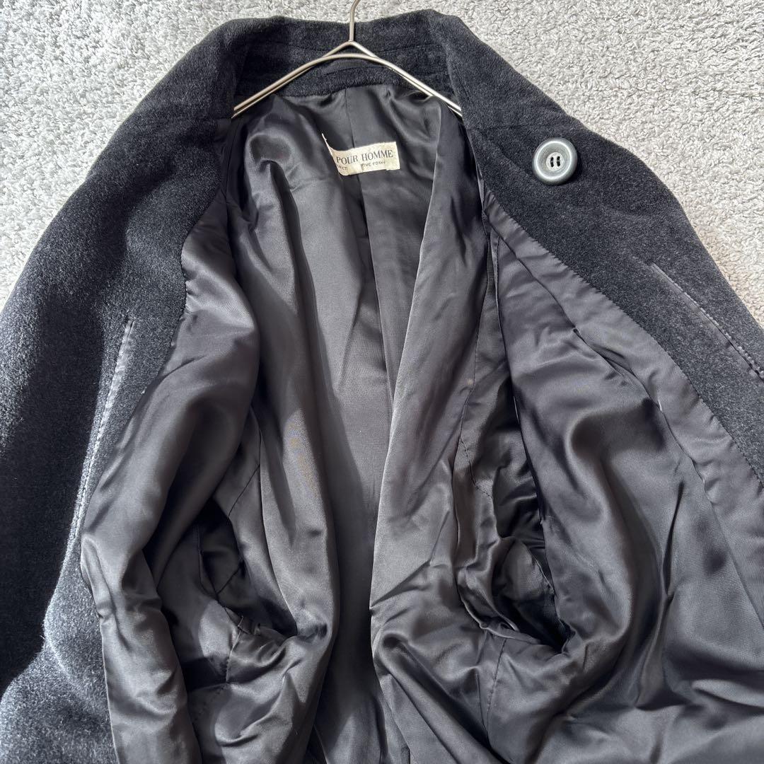 K.T POUR HOMME ダブルブレストコート　アンゴラ　羊毛　ヴィンテージ