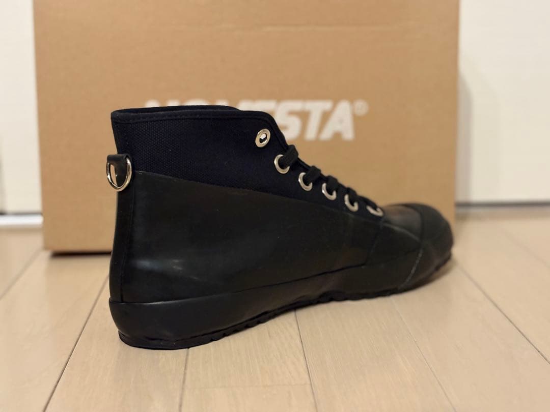 【防水】NOVESTA ラバースニーカー ブラック 42(27cm相当)