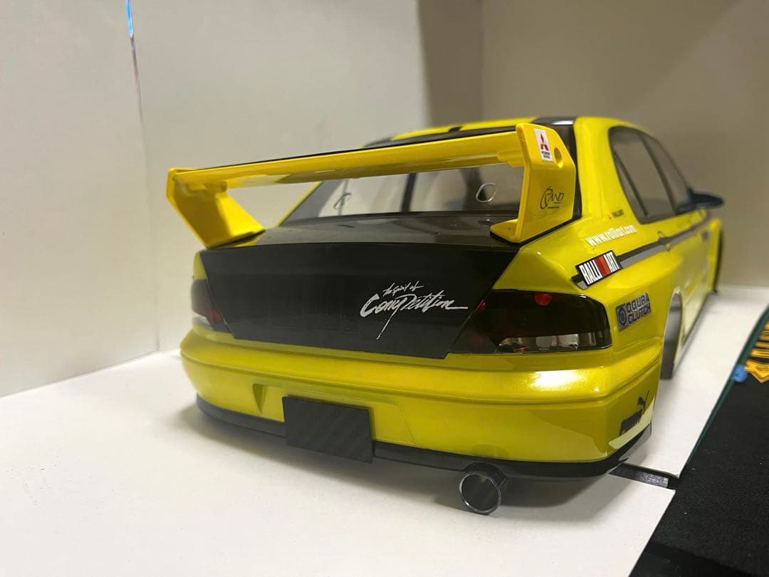 ラジコン 1/10 タミヤ 三菱ランサーエボリューションⅦボディのみ。未走行