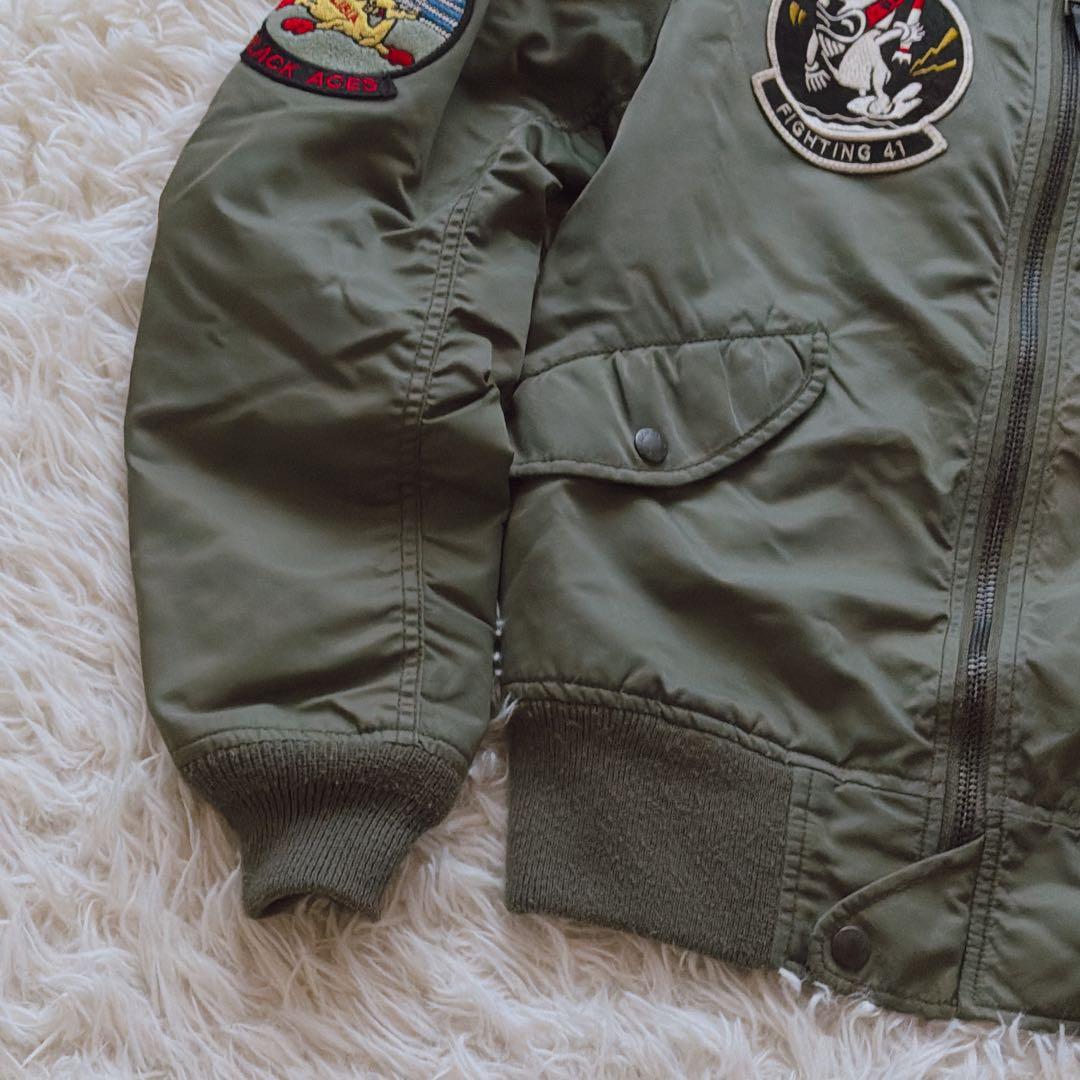 AVIREX L-2B ブラックエース MA-1 フライトジャケット ブルゾン