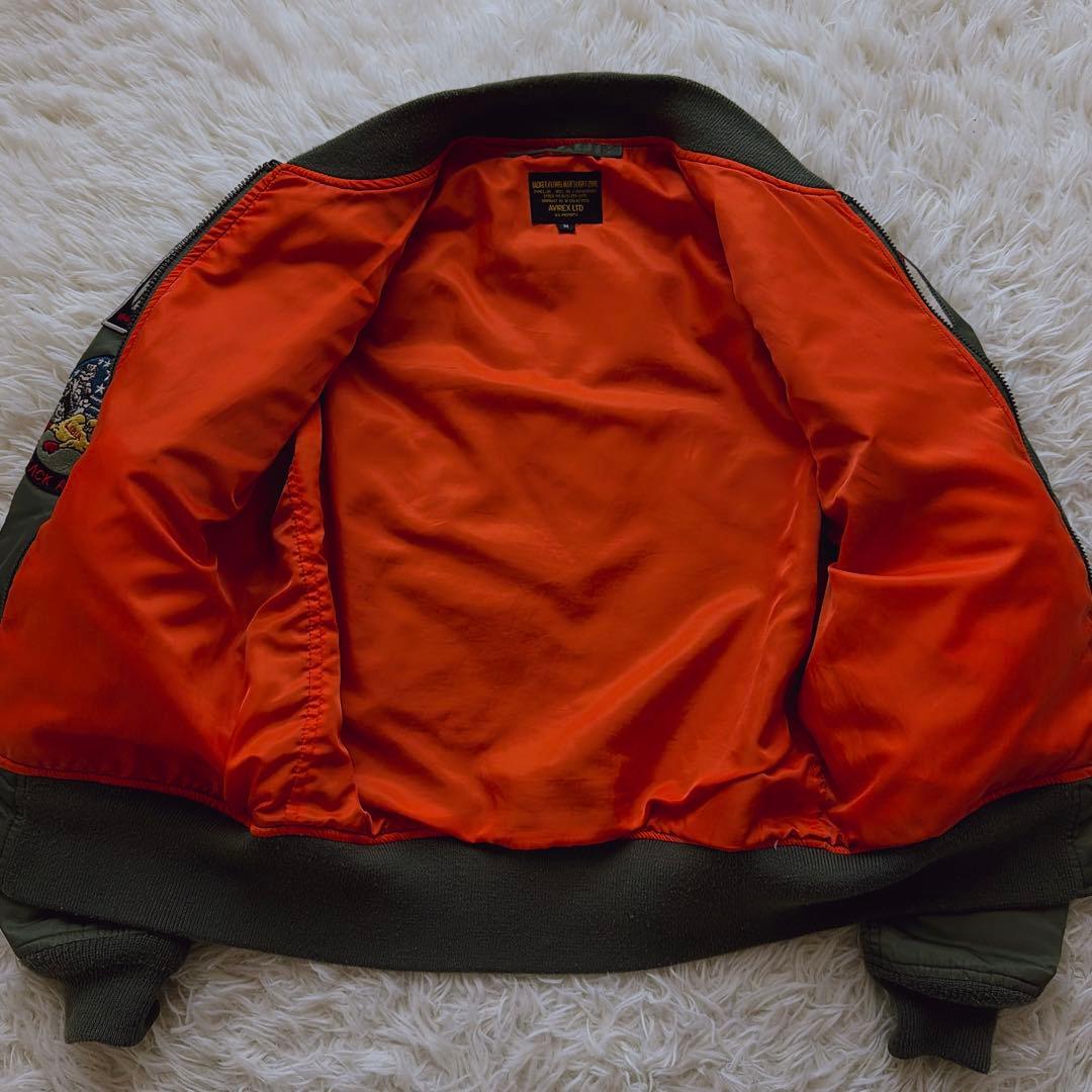 AVIREX L-2B ブラックエース MA-1 フライトジャケット ブルゾン