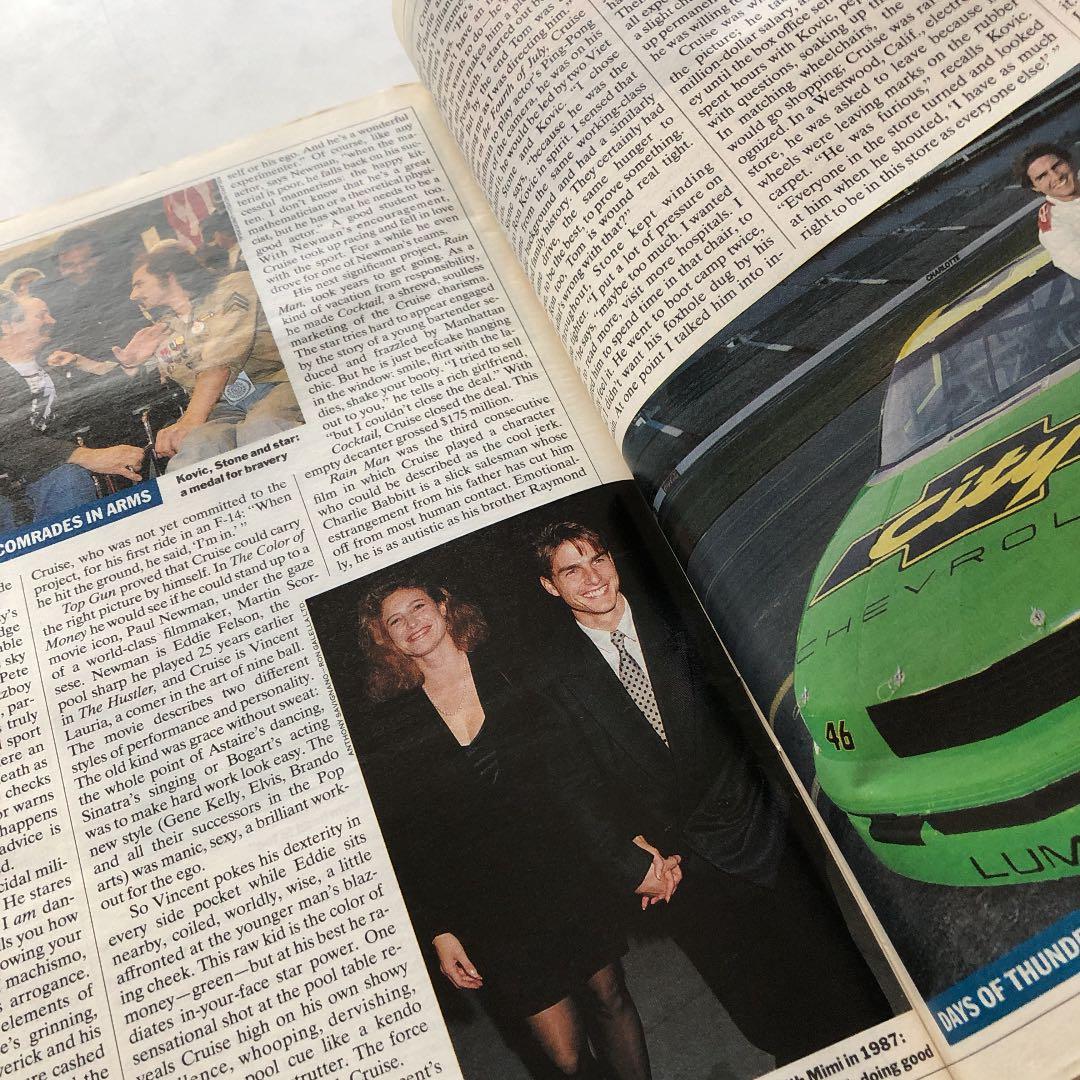 トップガン　トム・クルーズ　パンフ　チラシ　半券　雑誌TIME スクリーン特集