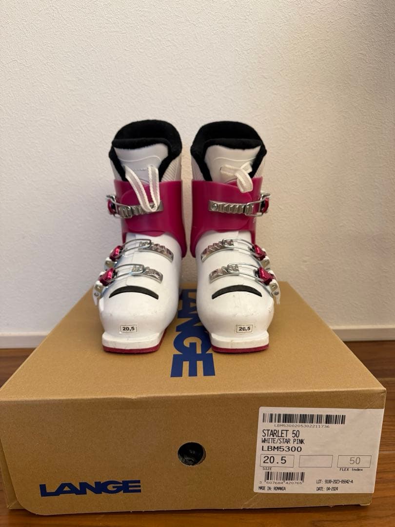 ジュニアスキー２点セット HEAD 117cm ラングLANGE 20.5cm