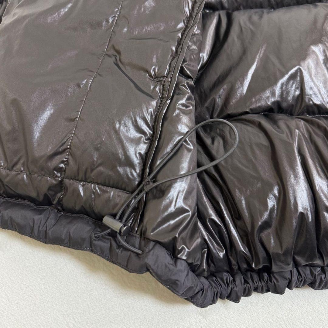 【美品】UNIQLO +J ダウンボリュームベスト 大きいサイズ ダークグレー
