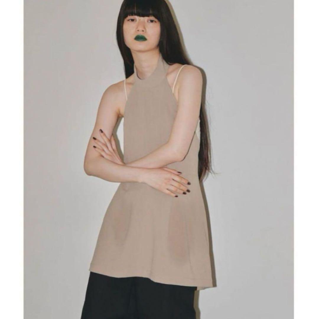 トップス todayful Halterneck Apron Tops