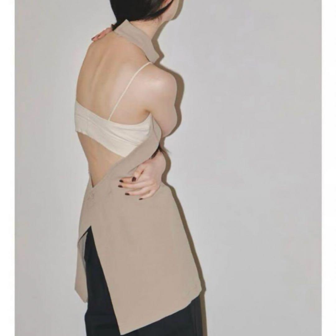 トップス todayful Halterneck Apron Tops