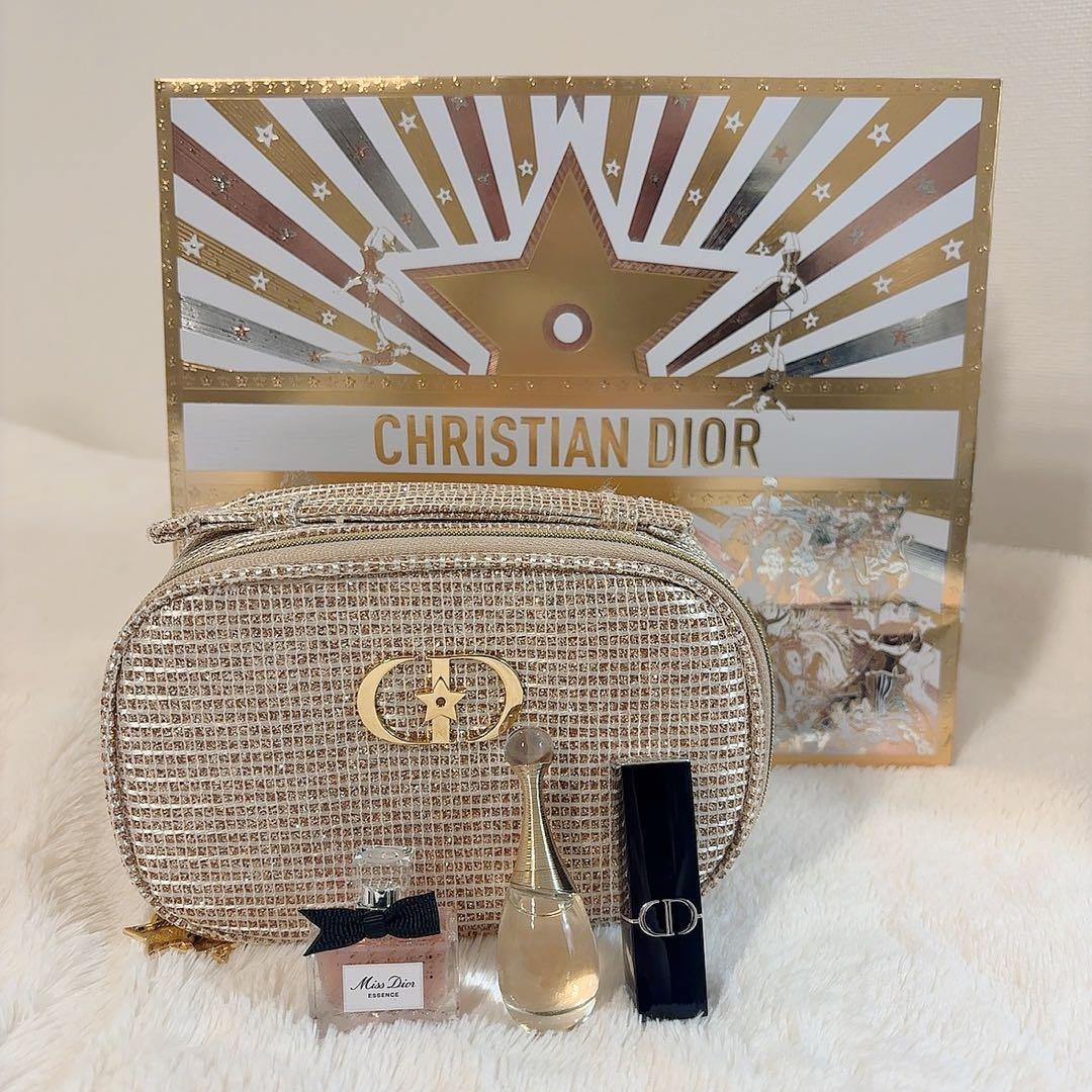 ディオール　クリスマスコフレ　ポーチ　ミニ香水