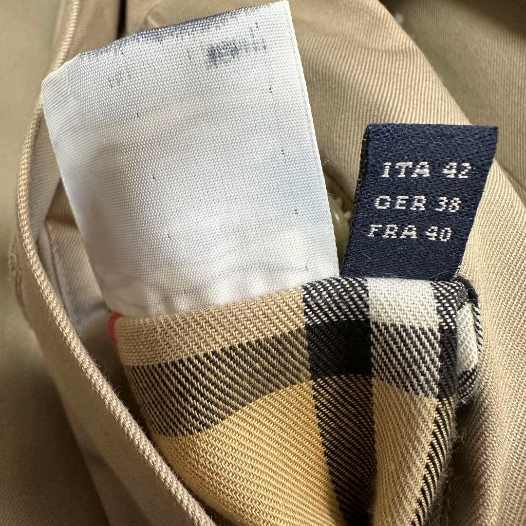 バーバリーロンドン ベージュ バルマカーンコート ノバチェック ベルト 英国製