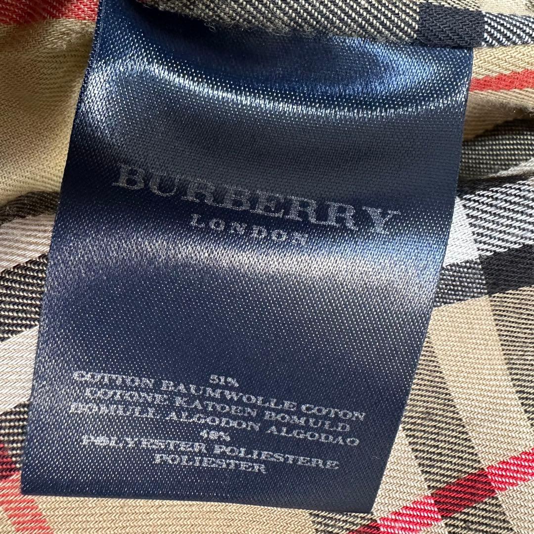 バーバリーロンドン ベージュ バルマカーンコート ノバチェック ベルト 英国製